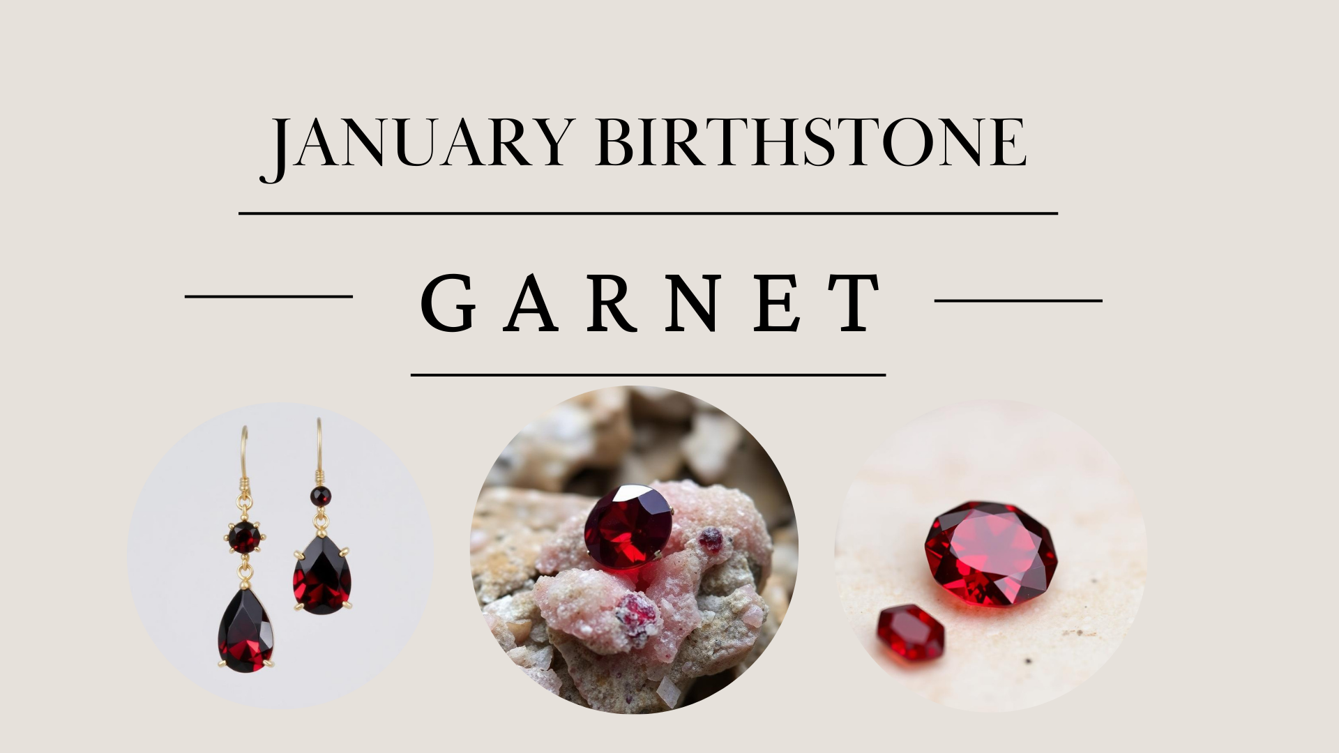 January Birthstone: Garnet – A Gem of Warmth and Elegance