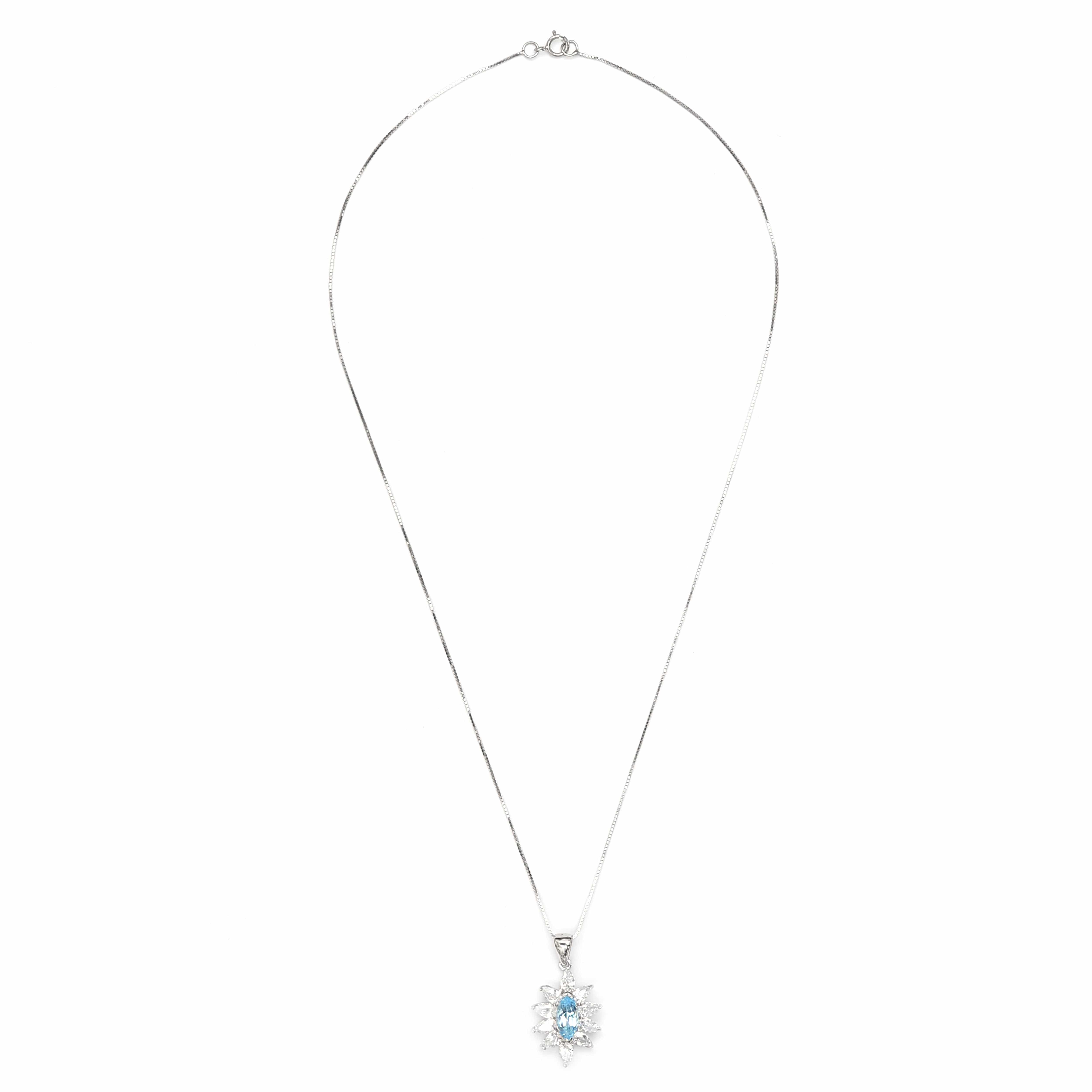 Skylight Sparkler Necklace - 925 Sterling Silver - ISHI New York