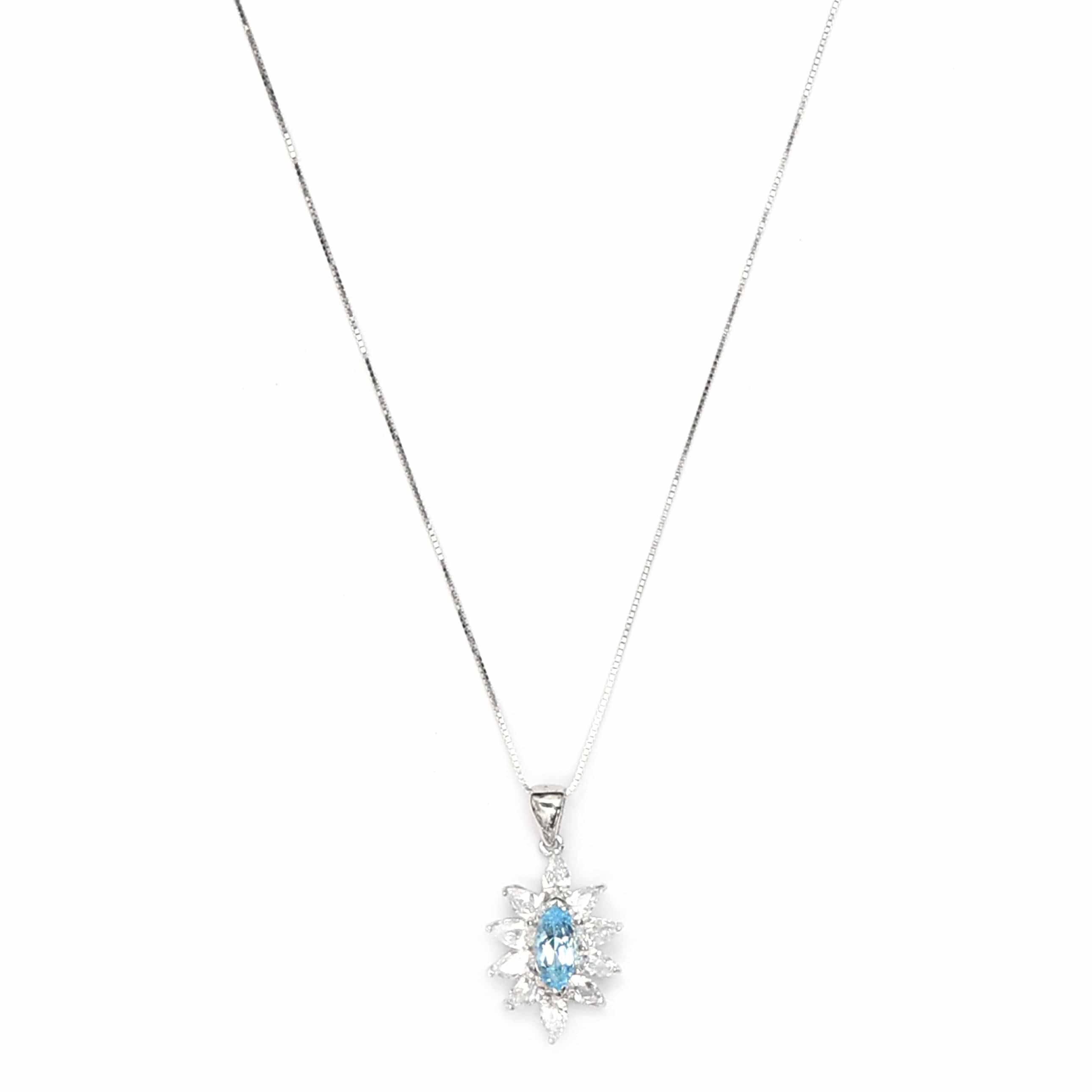 Skylight Sparkler Necklace - 925 Sterling Silver - ISHI New York