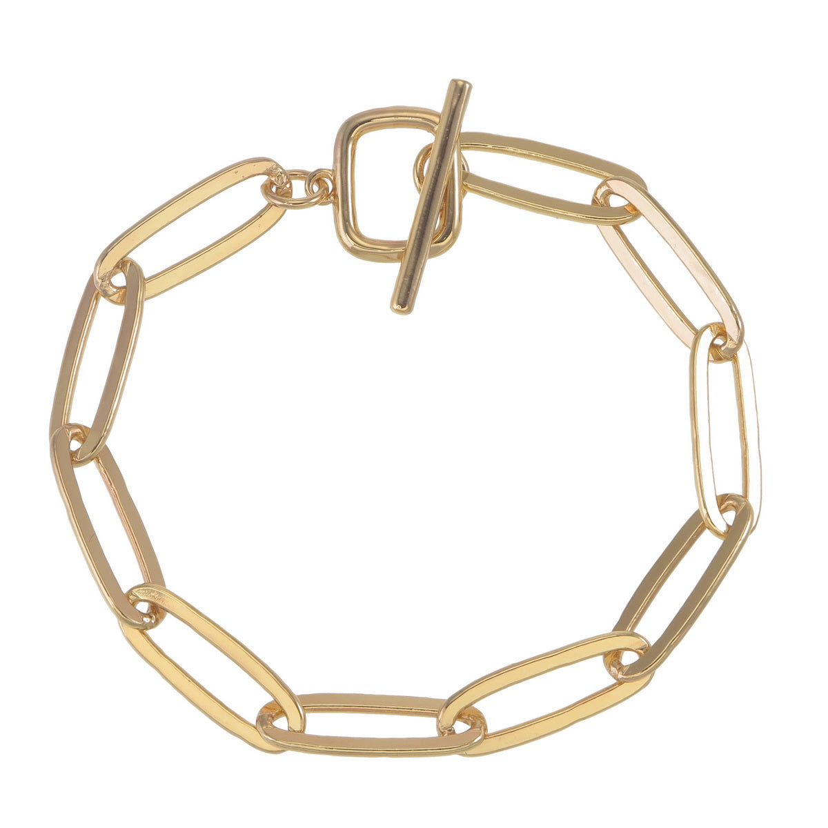 Toggle Elegance Gold Bracelet - 18K Gold Plated - ISHI New York