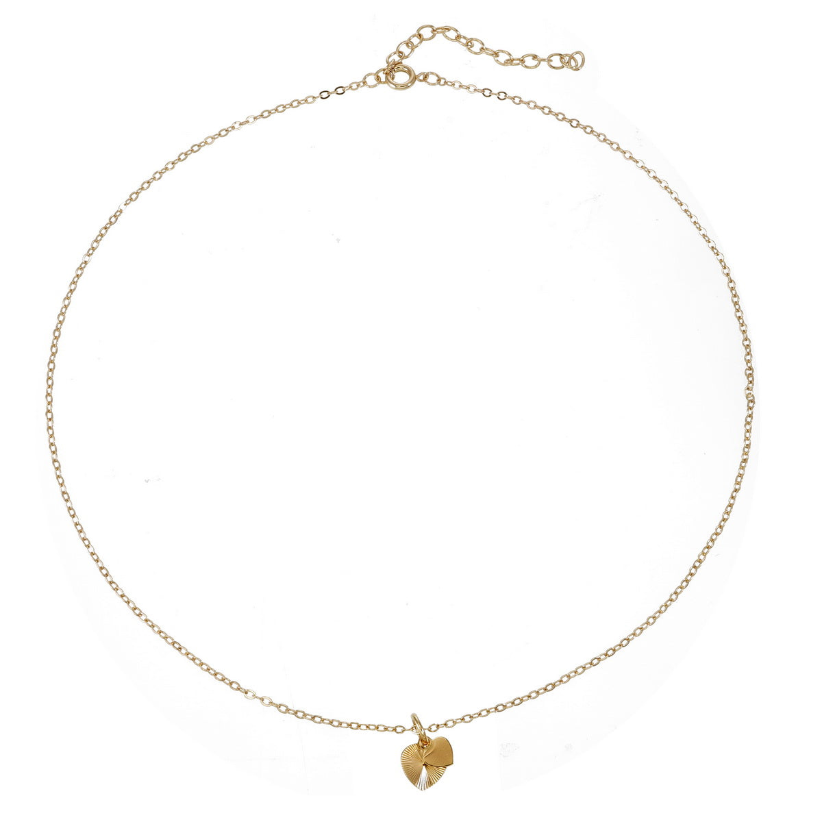 Sweetheart Charm Necklace - 18K Gold Plated - ISHI New York