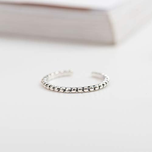 Rhodium-plated Silver Connect Ring – CZ stone ring for everyday wear