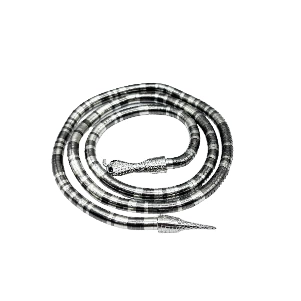Flexible Silver Snake Necklace