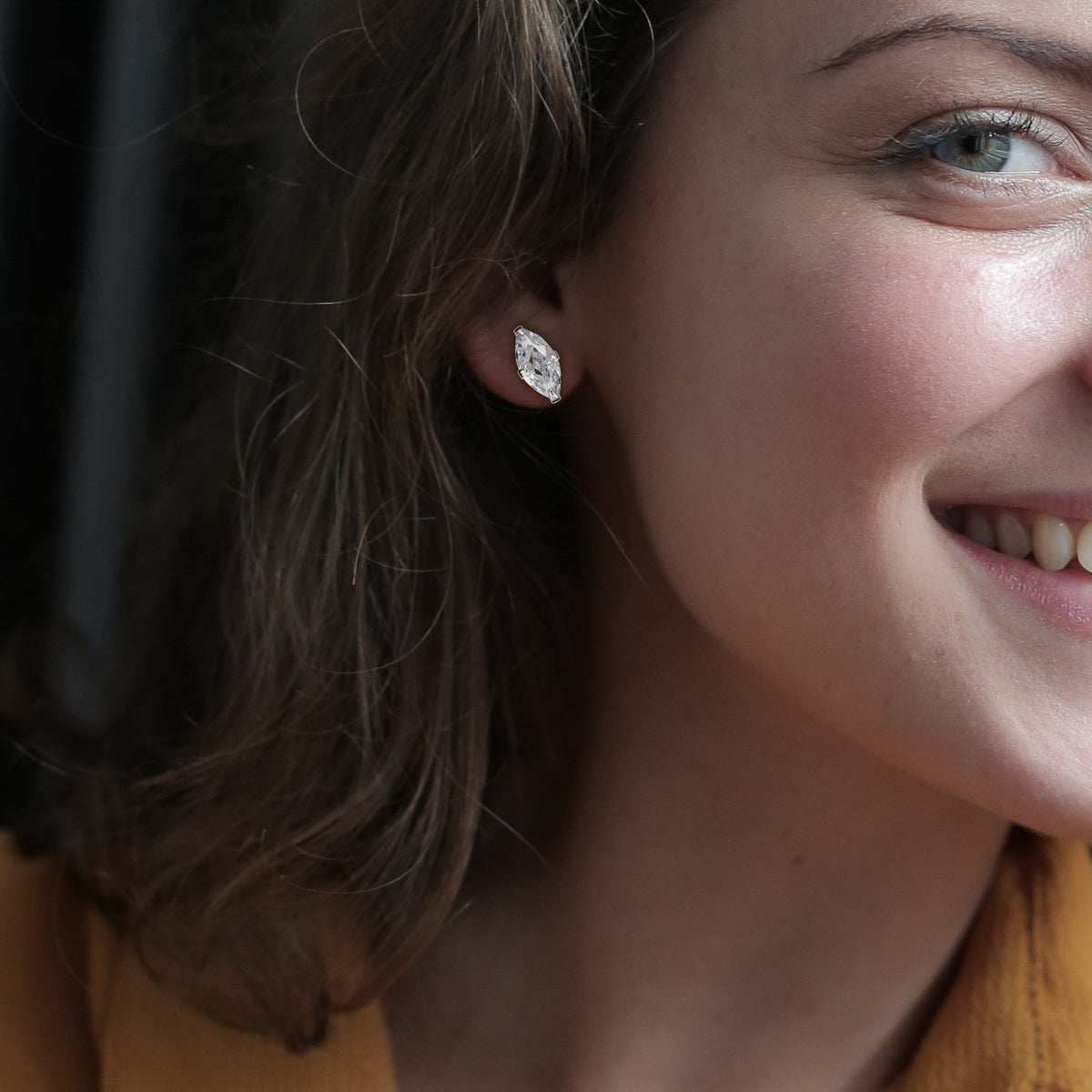 Edgy Elegance Earrings - 925 Sterling Silver - ISHI New York