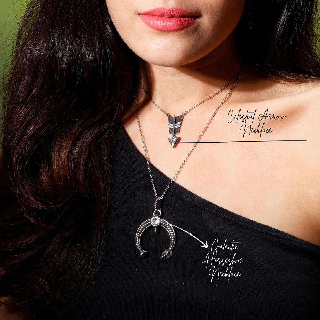 Celestial Arrow Pendant Necklace - ISHI New York