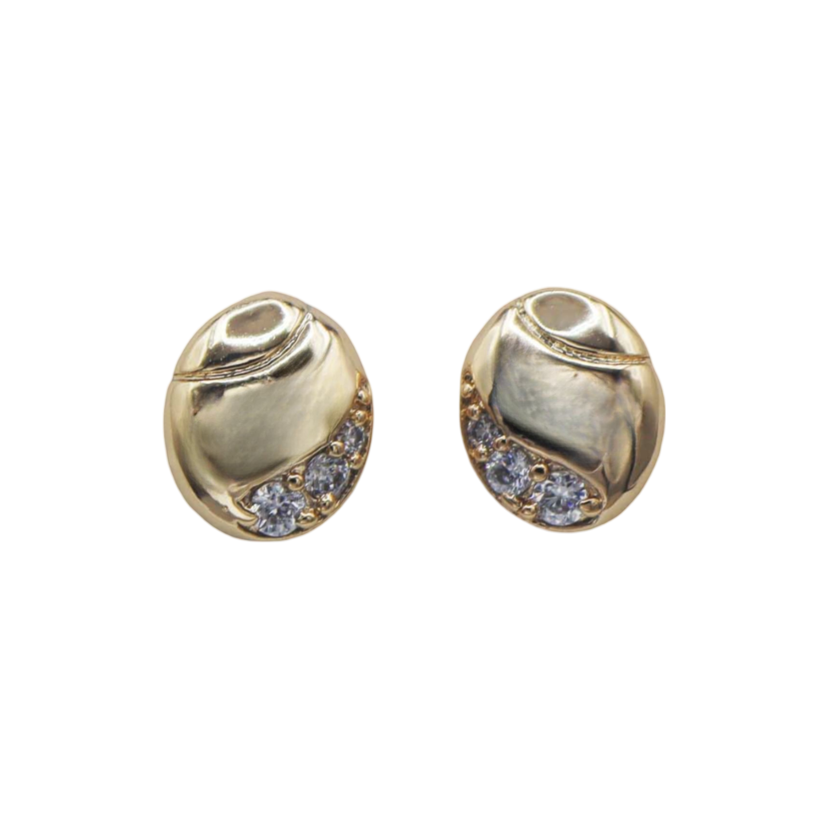 Golden Elegance Studs - ISHI New York