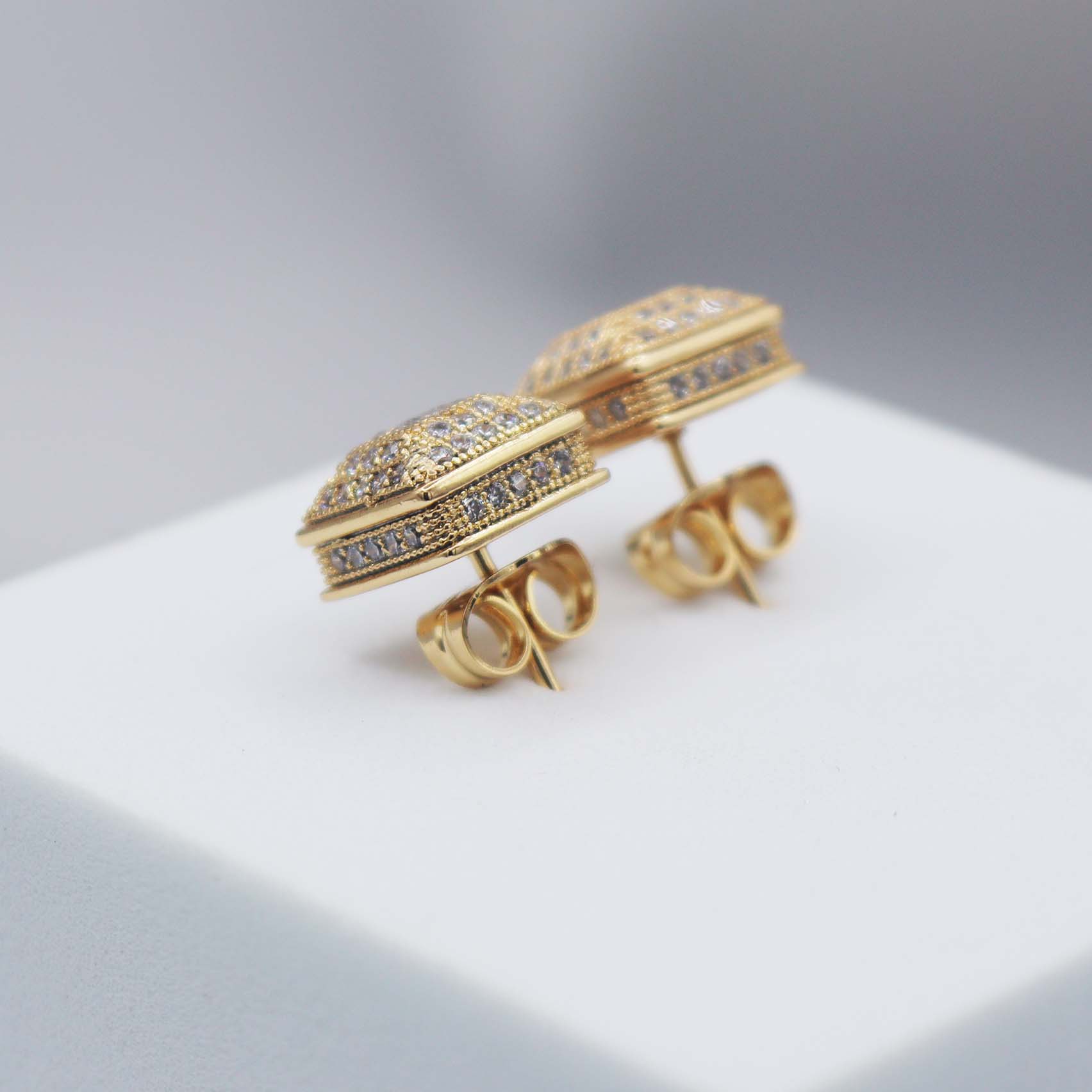 Cluster CZ Studs - ISHI New York