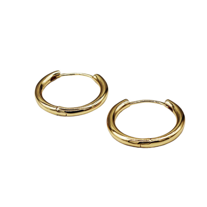 Classic Gold Hoops