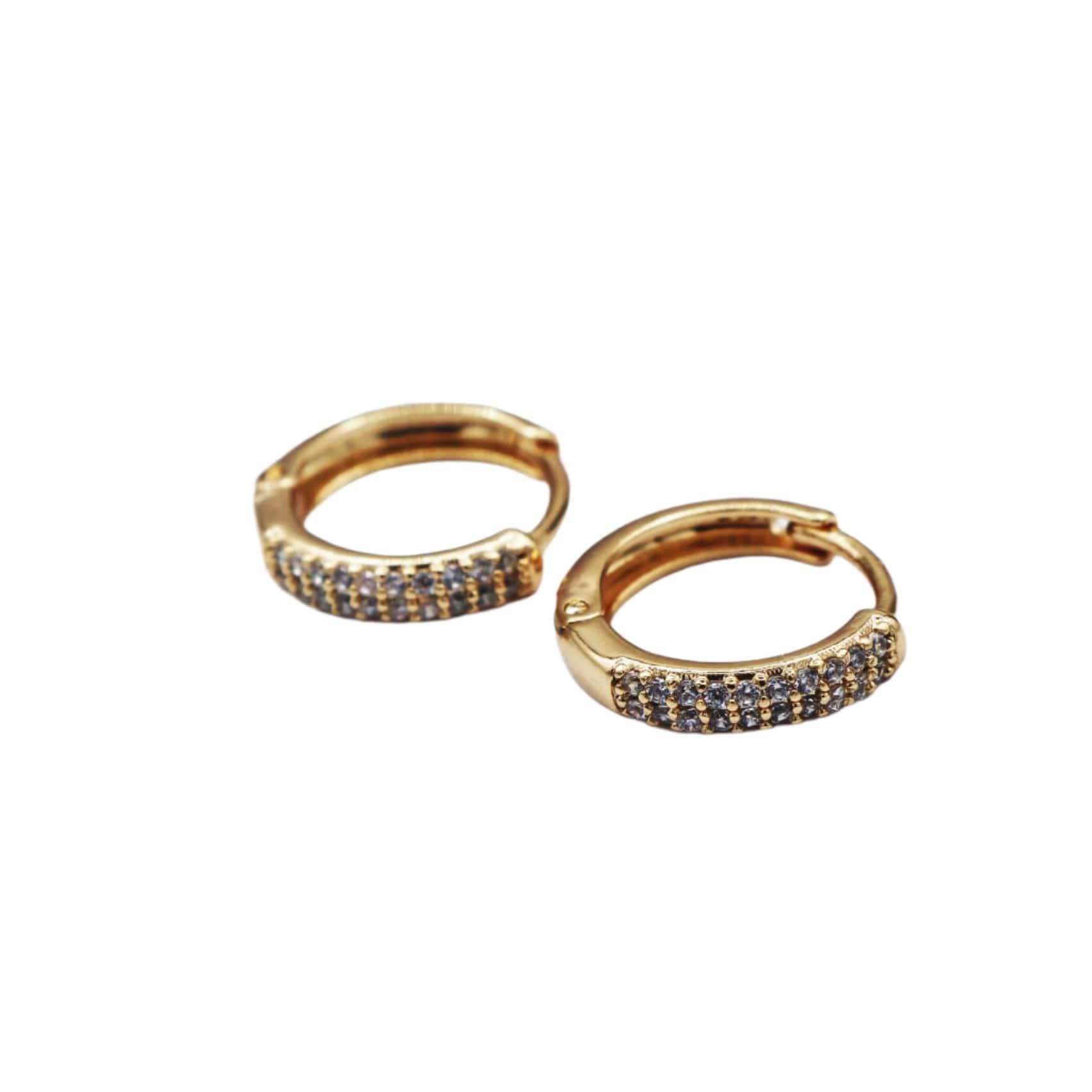 Sparkling Golden Hoops - ISHI New York