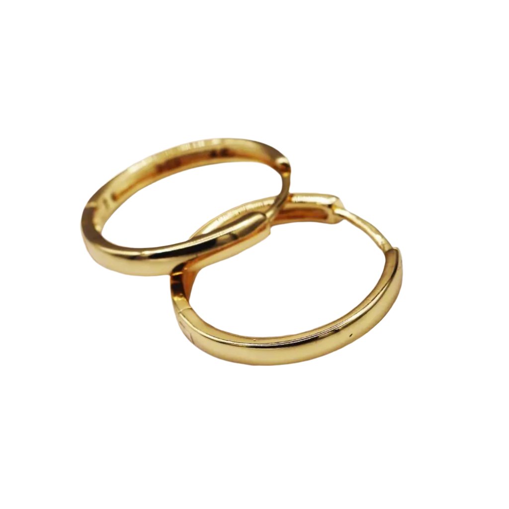 Simple Gold Hoops - ISHI New York