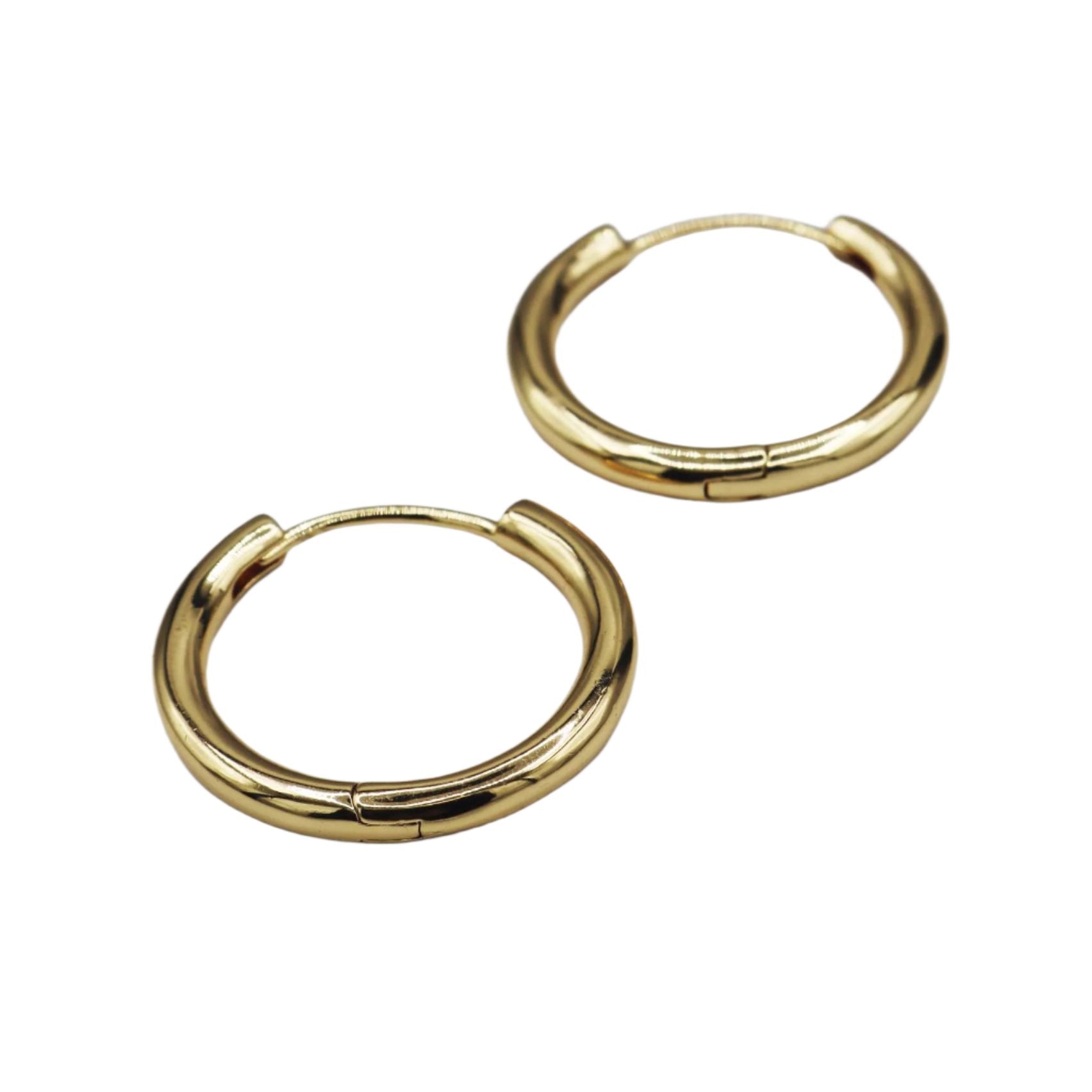Simple Gold Hoops - ISHI New York