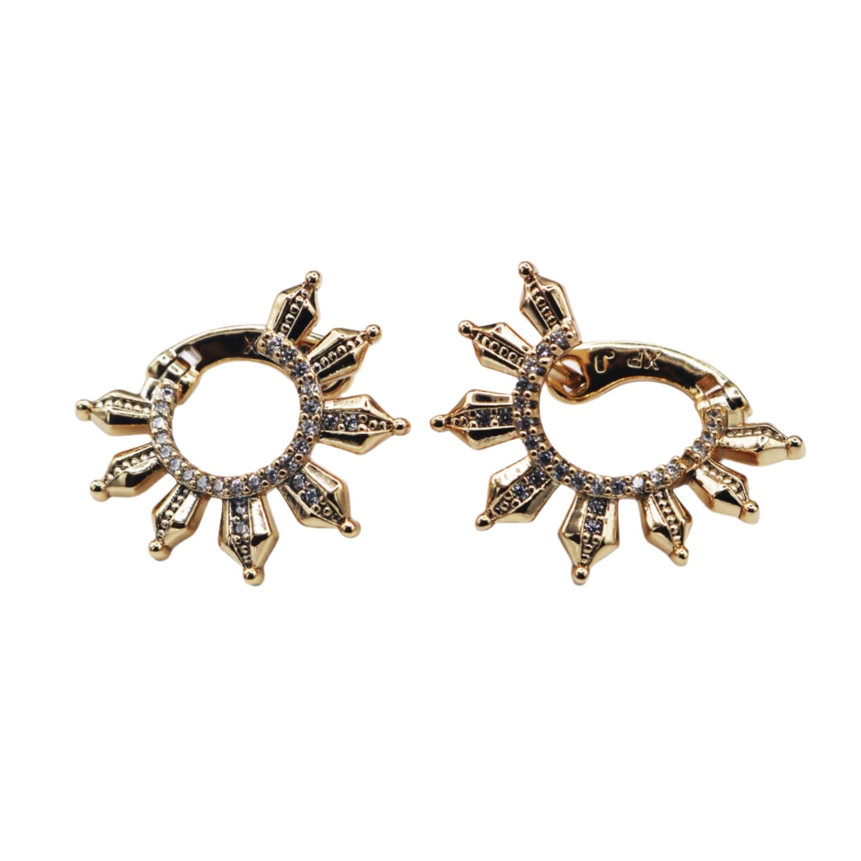 Sunburst Hoop Earrings - ISHI New York