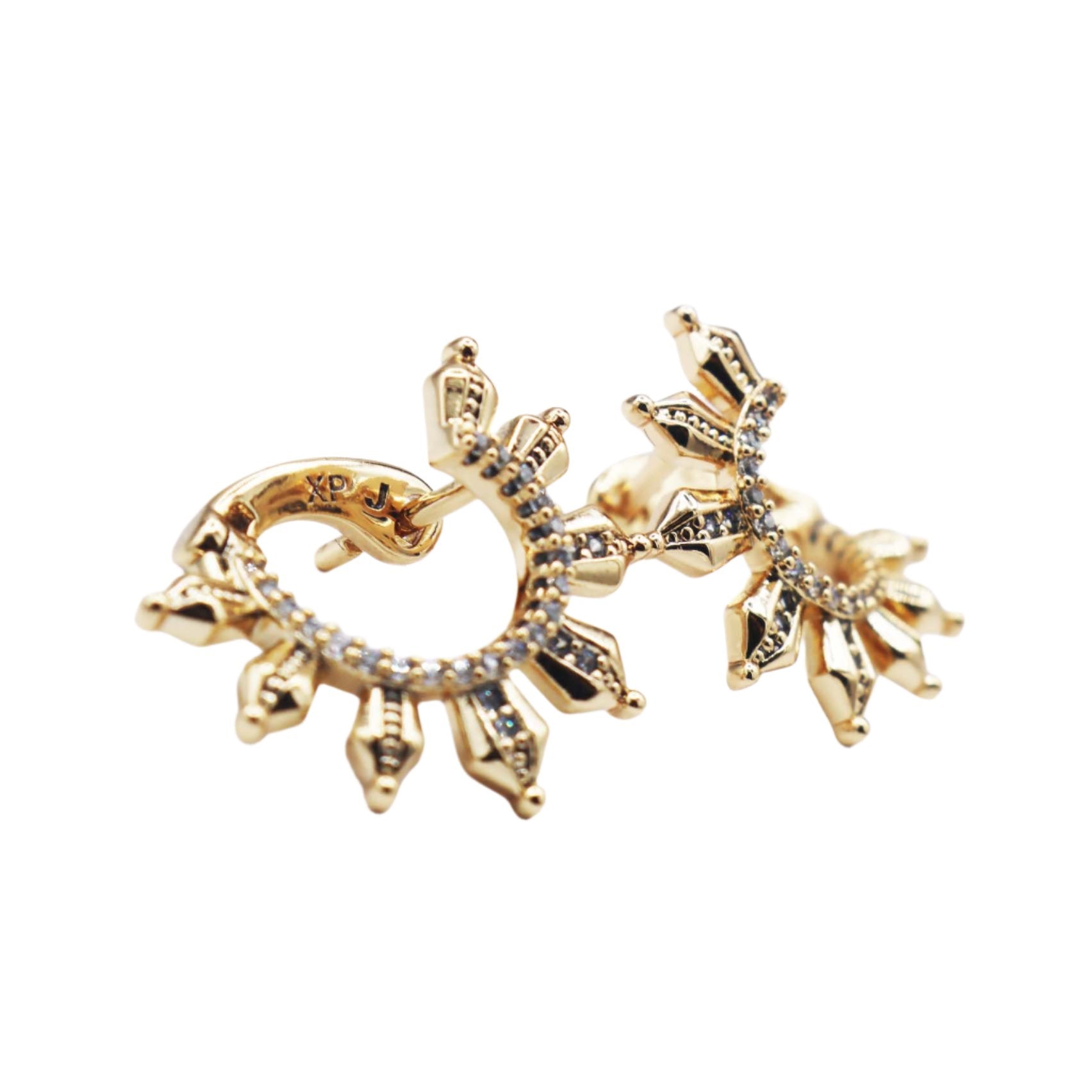 Sunburst Hoop Earrings - ISHI New York