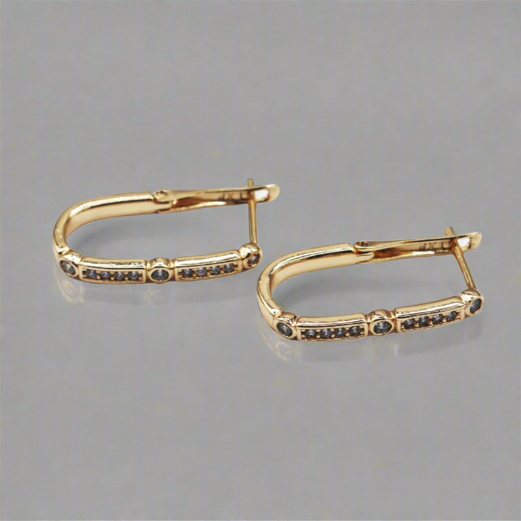 Diamond U-Curves Hoops - ISHI New York