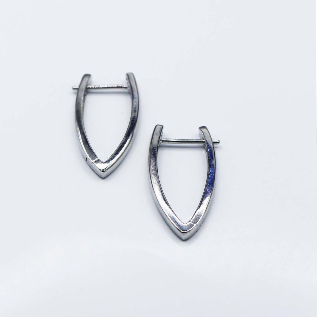 Chevron Hoop Earrings