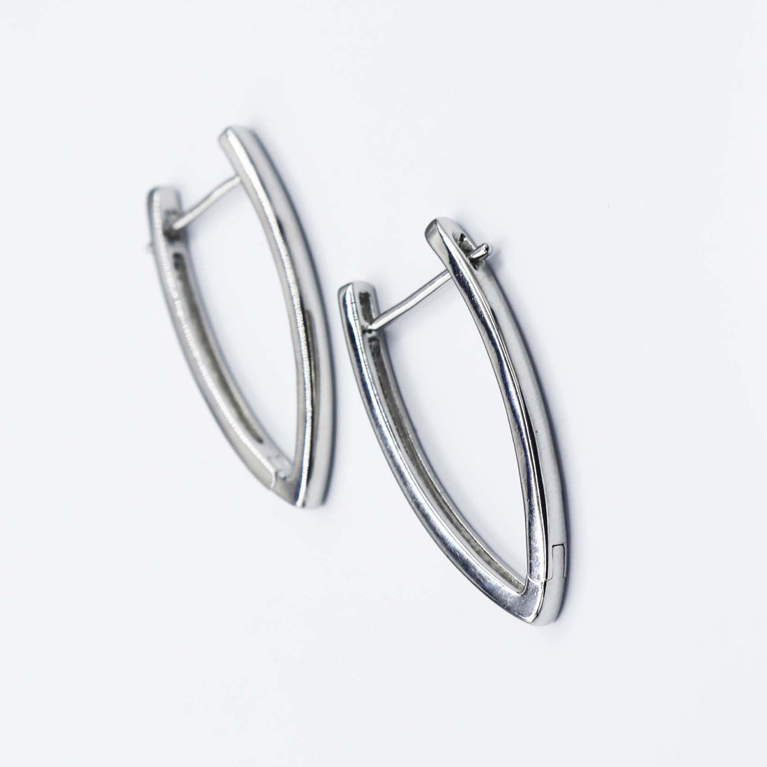 Chevron Hoop Earrings