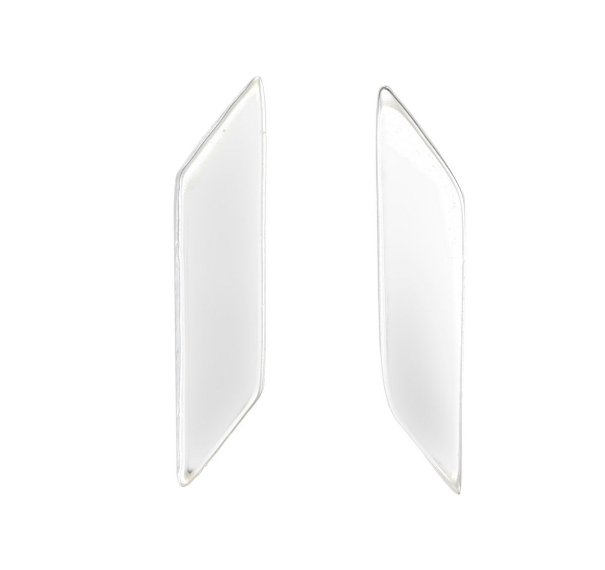 Silver Sheen Earrings - 925 Sterling Silver - ISHI New York