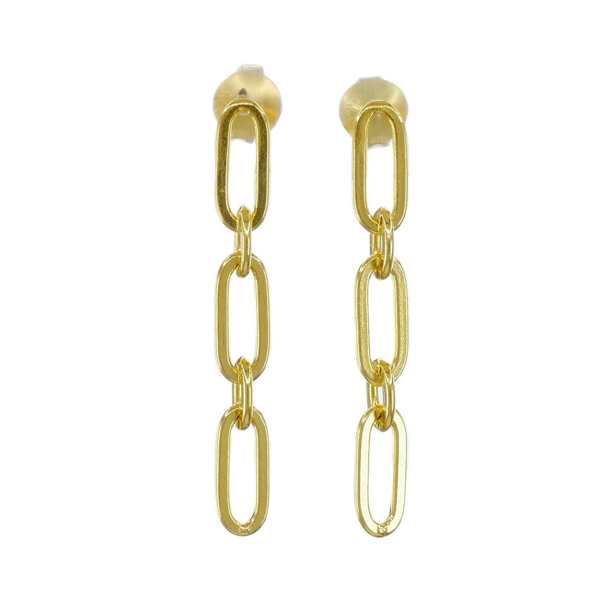 Gilded Connection Earrings - 925 Sterling Silver - ISHI New York
