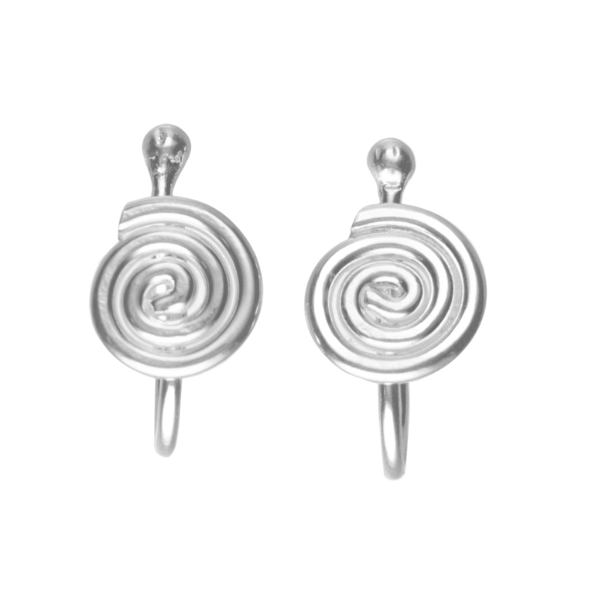 Geometric Bloom Ear Cuffs - 925 Sterling Silver - ISHI New York