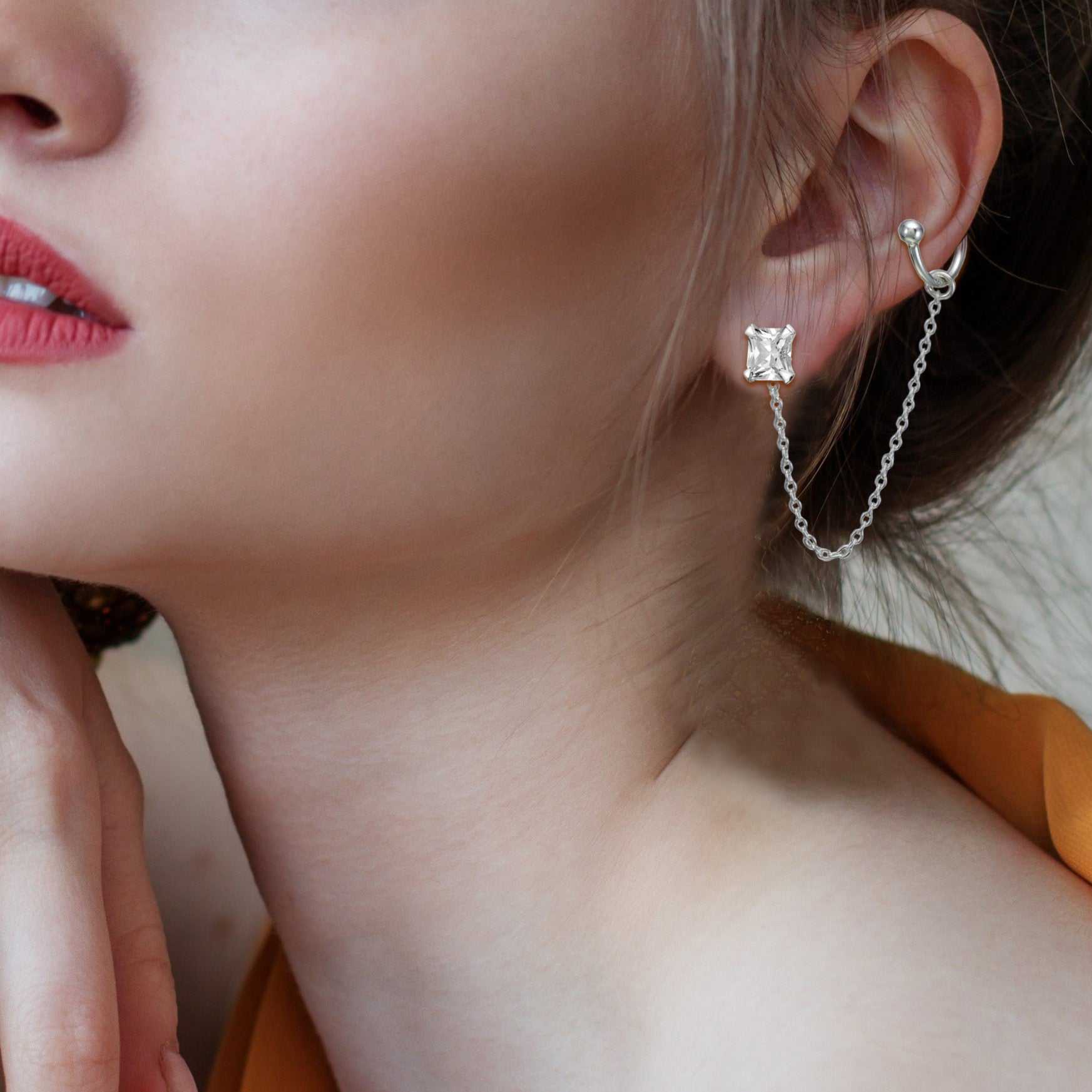 Glacial Guard Studs - 925 Sterling Silver - ISHI New York