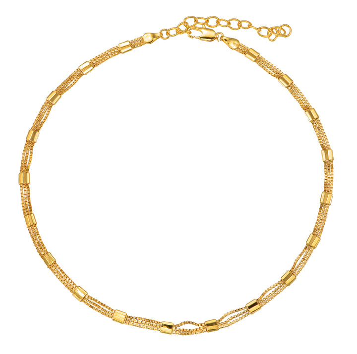 Golden Gatsby Necklace - 18K Gold Plated