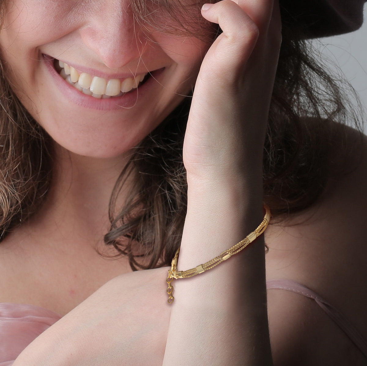 Golden Gatsby Bracelet - 18K Gold Plated - ISHI New York