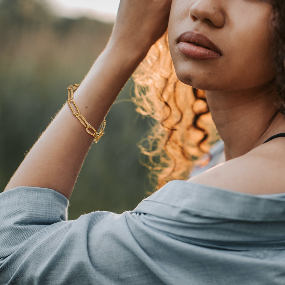 Linked Bracelet - 18K Gold Plated