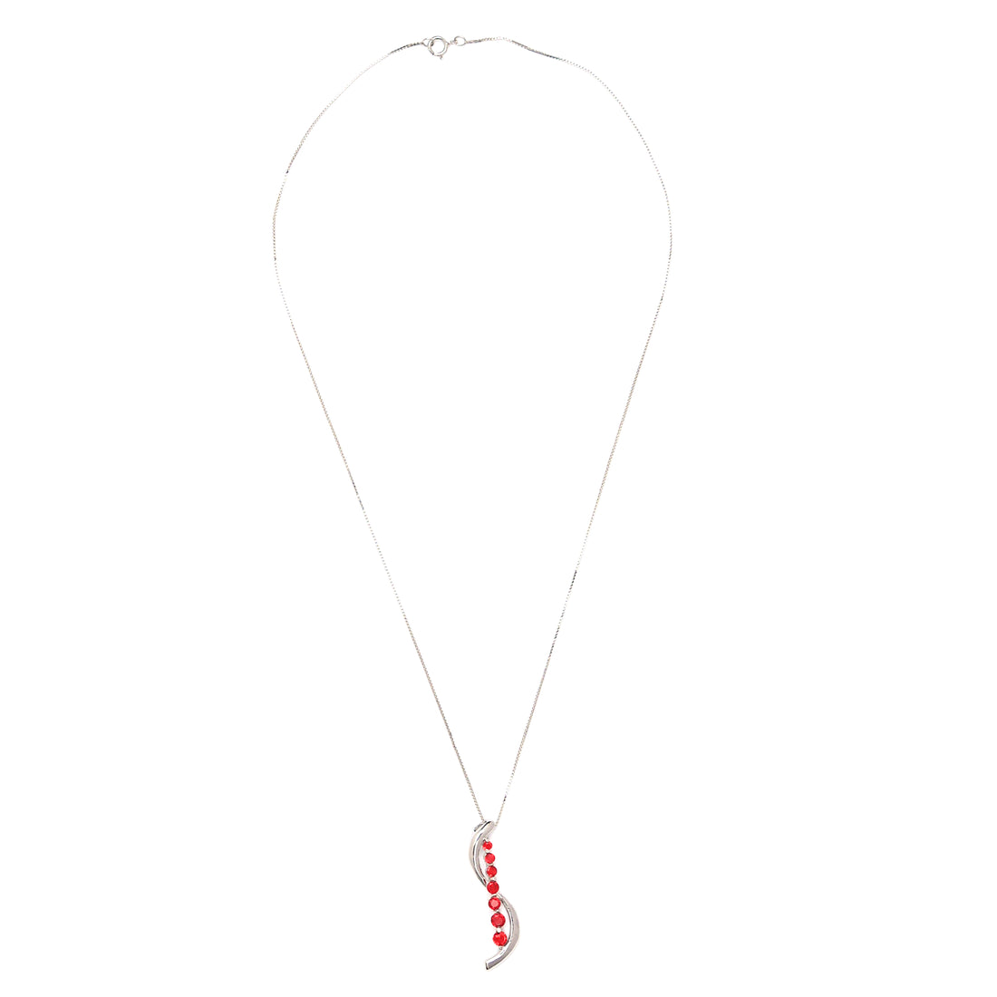 Seven Chapters CZ Necklace - 925 Sterling Silver