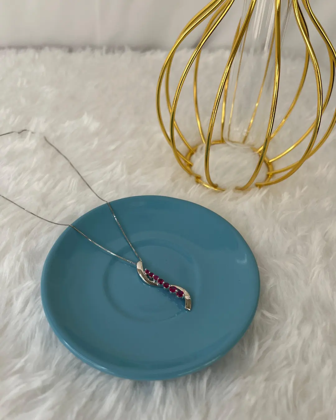 Seven Chapters CZ Necklace - 925 Sterling Silver