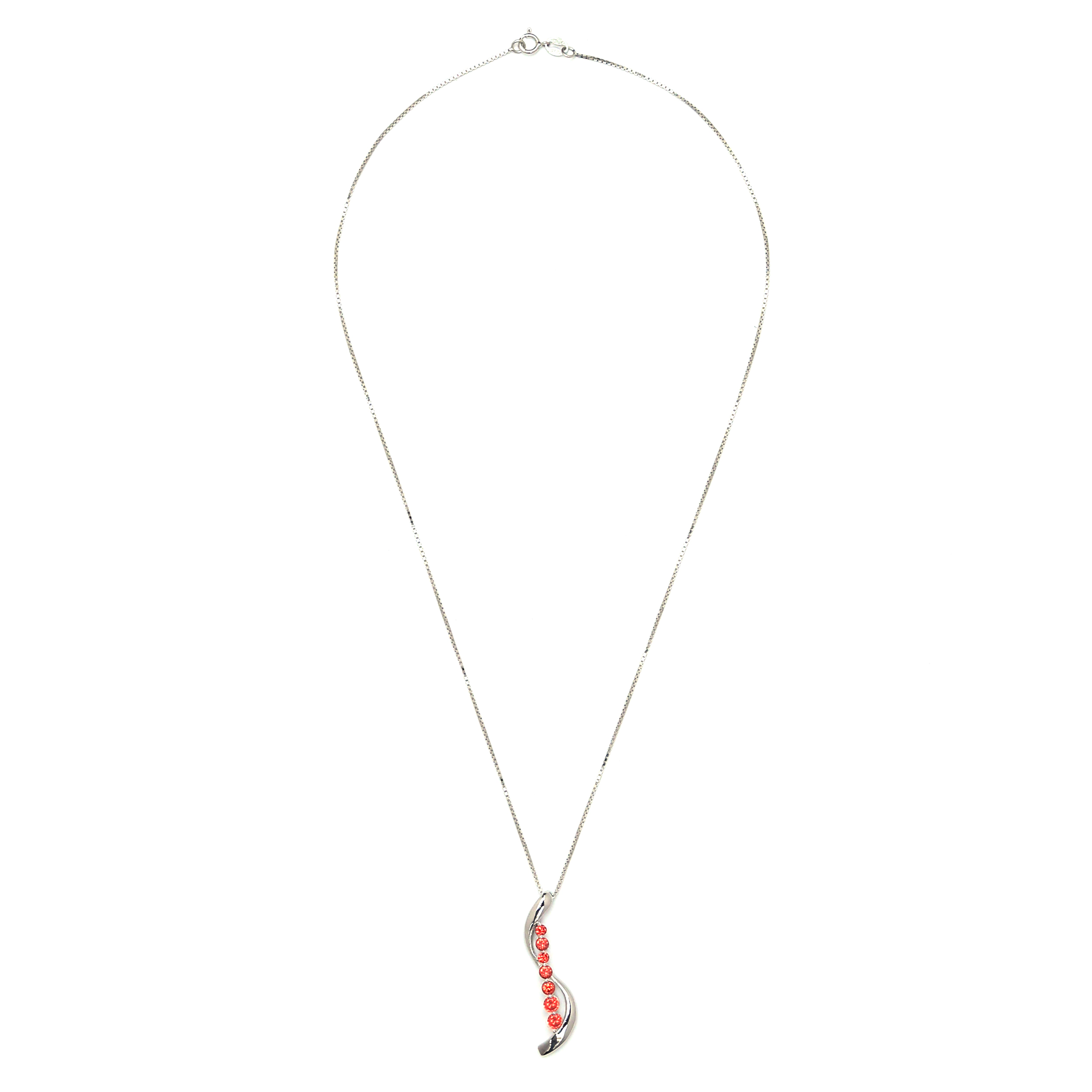 Seven Chapters CZ Necklace - 925 Sterling Silver