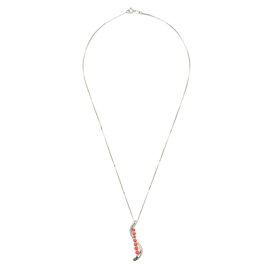 Seven Chapters CZ Necklace - 925 Sterling Silver