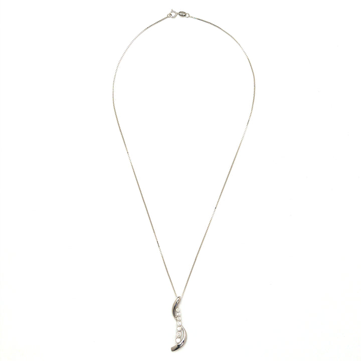 Seven Chapters CZ Necklace - 925 Sterling Silver