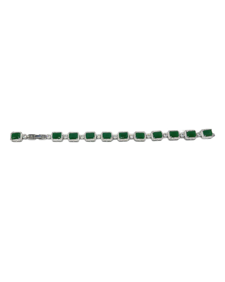 Green CZ Luxe Bracelet