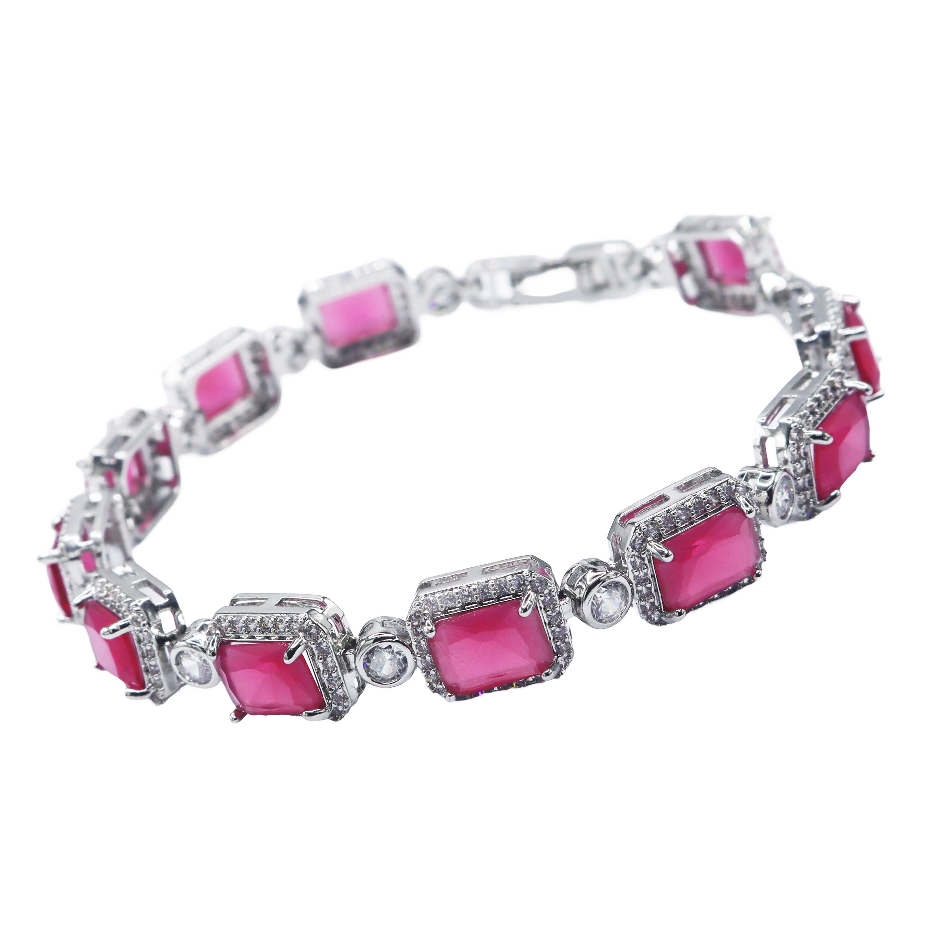 Pink CZ Luxe Bracelet - ISHI New York