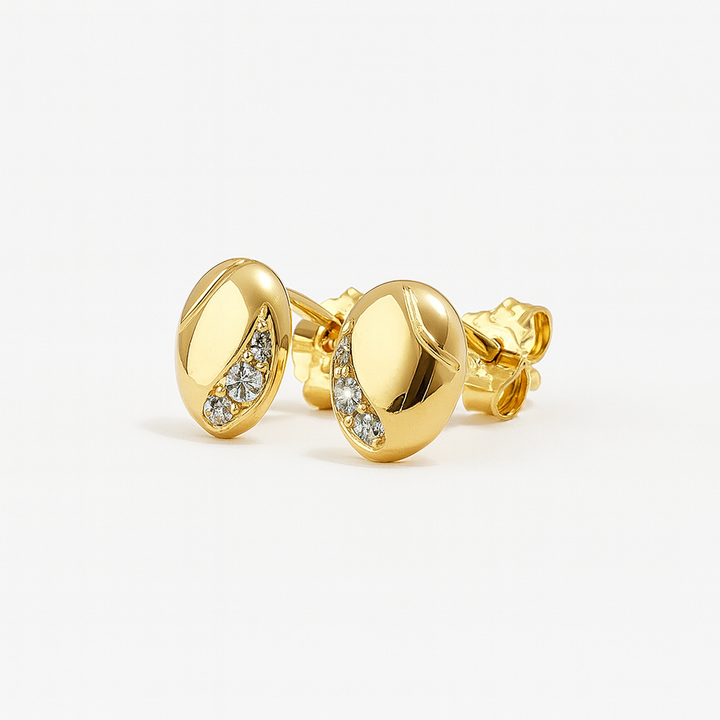 Golden Elegance Studs