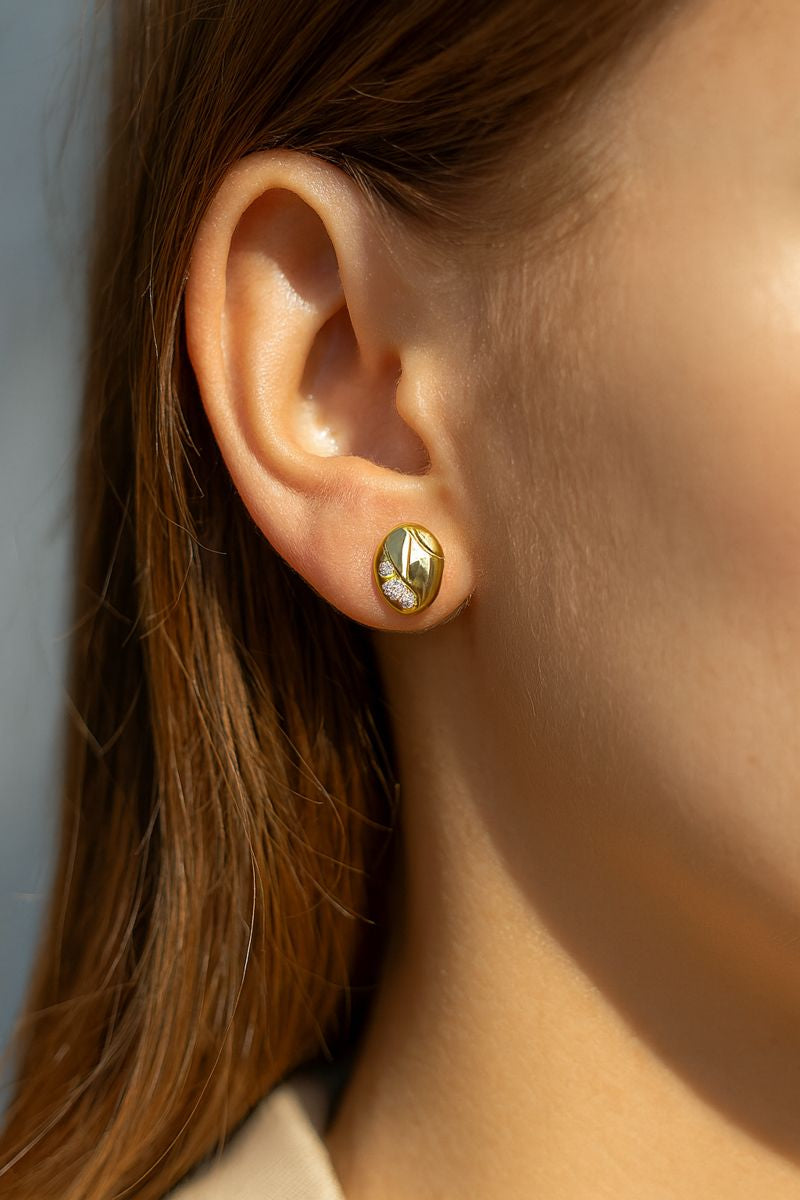 Golden Elegance Studs