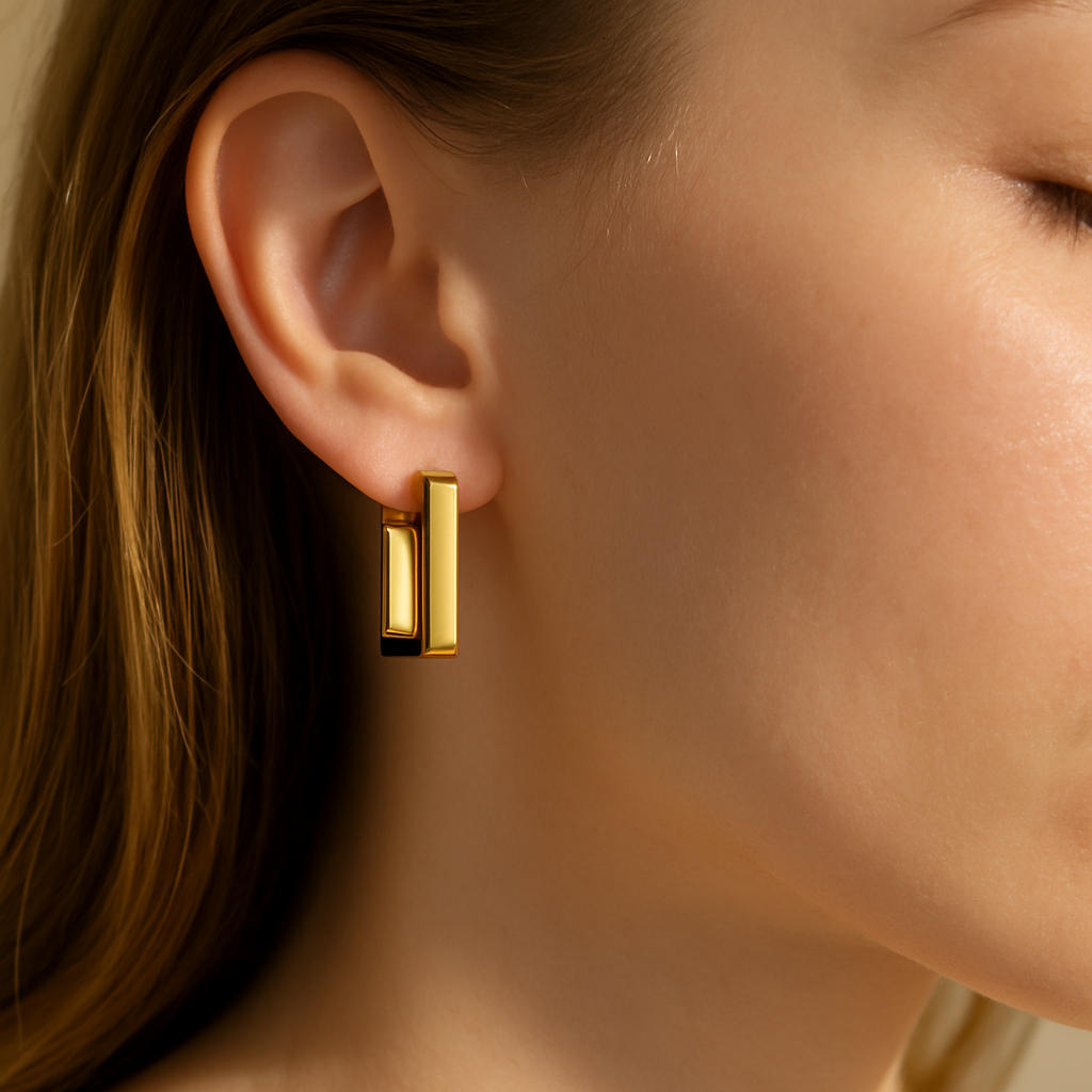 Classic Square Hoops