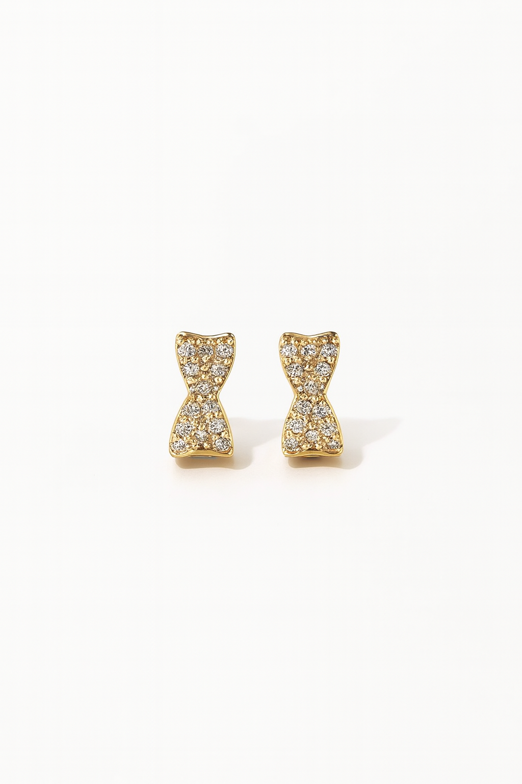 Infinity Diamond Hoops