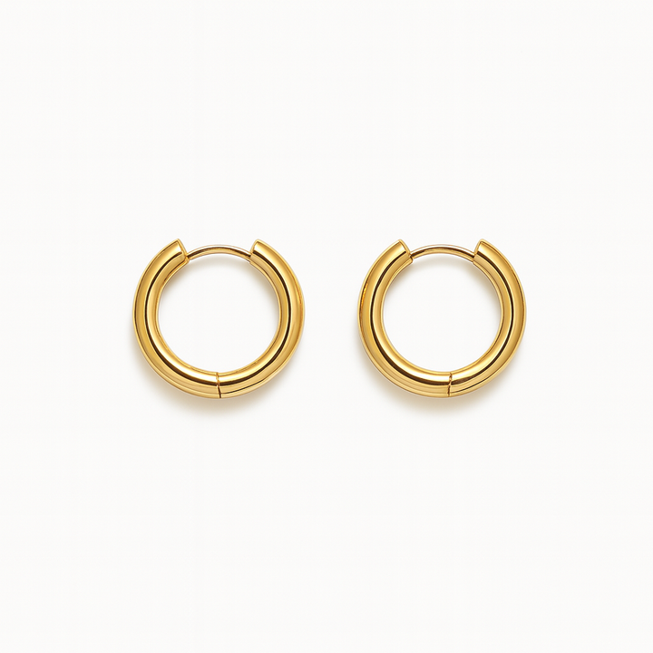 Classic Gold Hoops