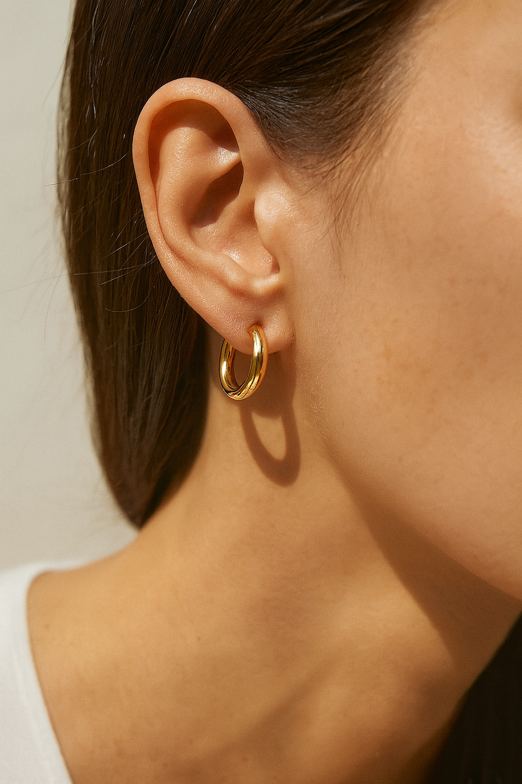 Classic Gold Hoops