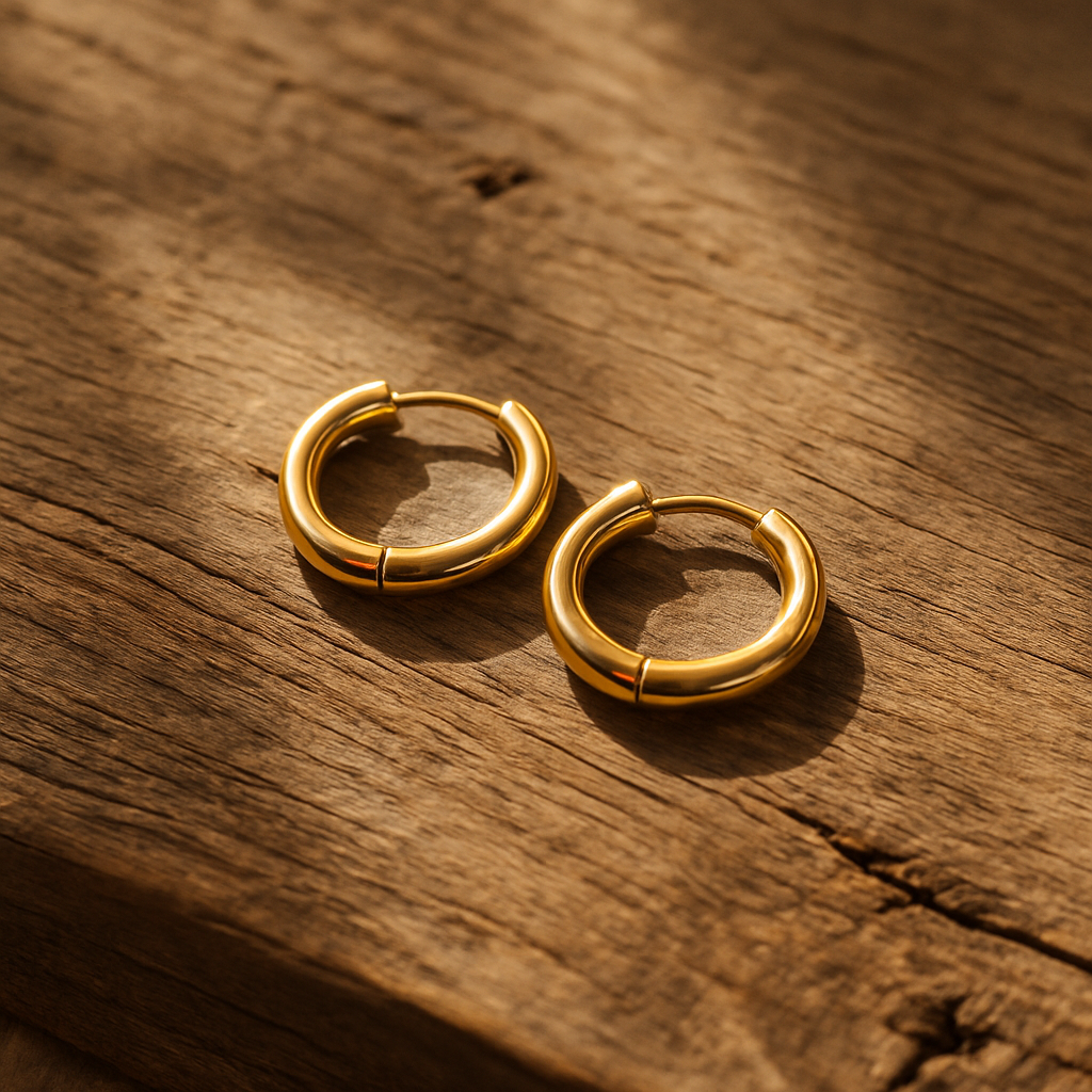 Classic Gold Hoops