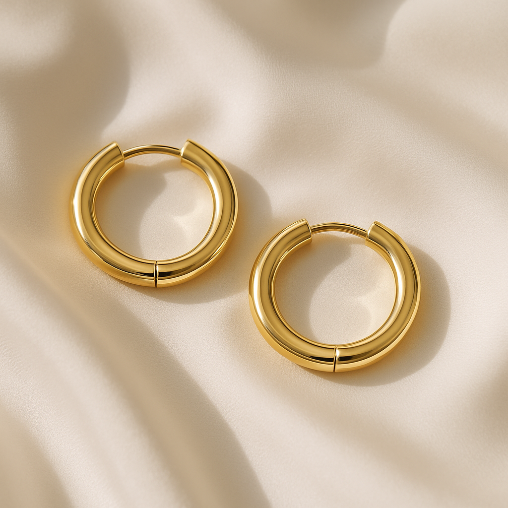 Classic Gold Hoops