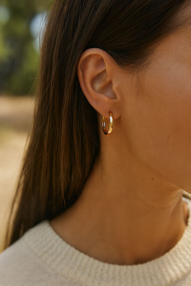 Simple Gold Hoops