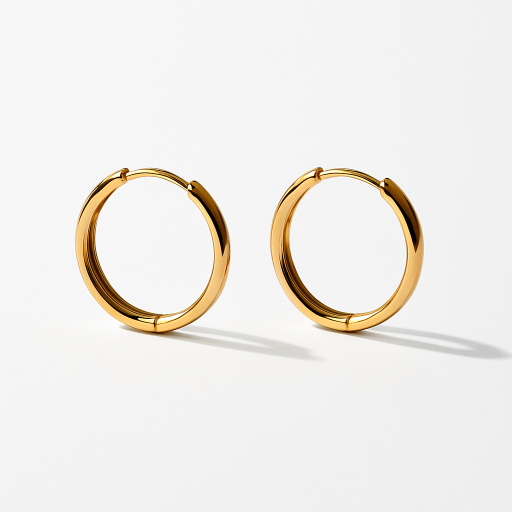 Simple Gold Hoops
