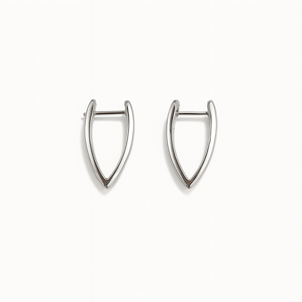 Chevron Hoop Earrings