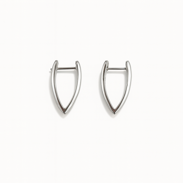 Chevron Hoop Earrings