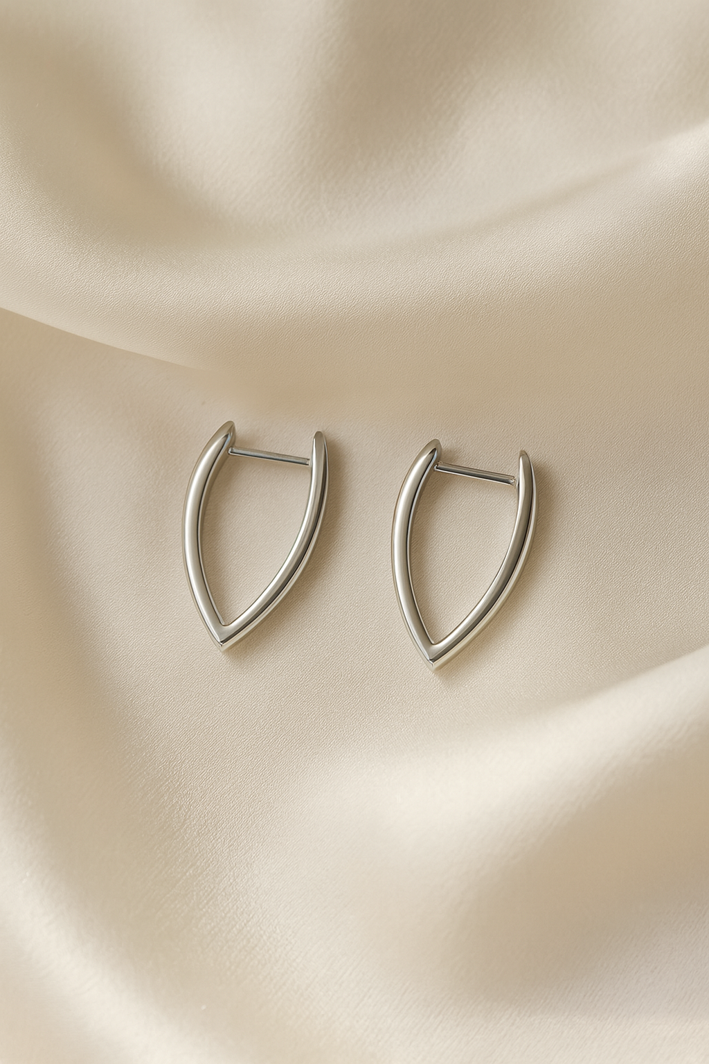 Chevron Hoop Earrings