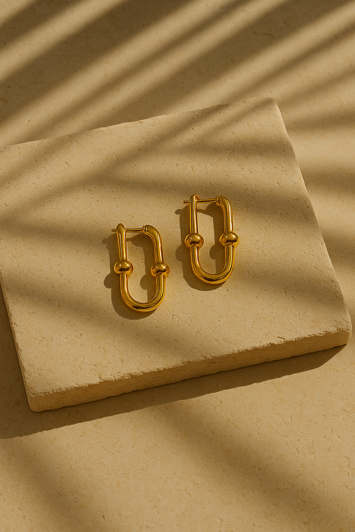 Sphere Hoop Earrings