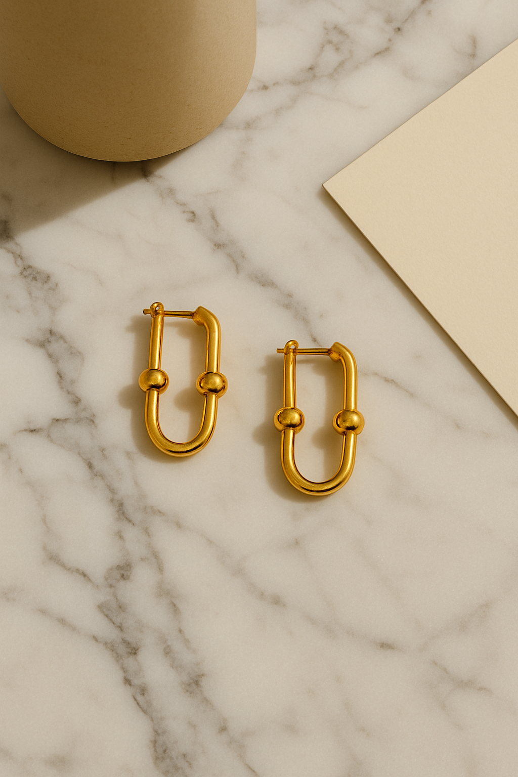 Sphere Hoop Earrings