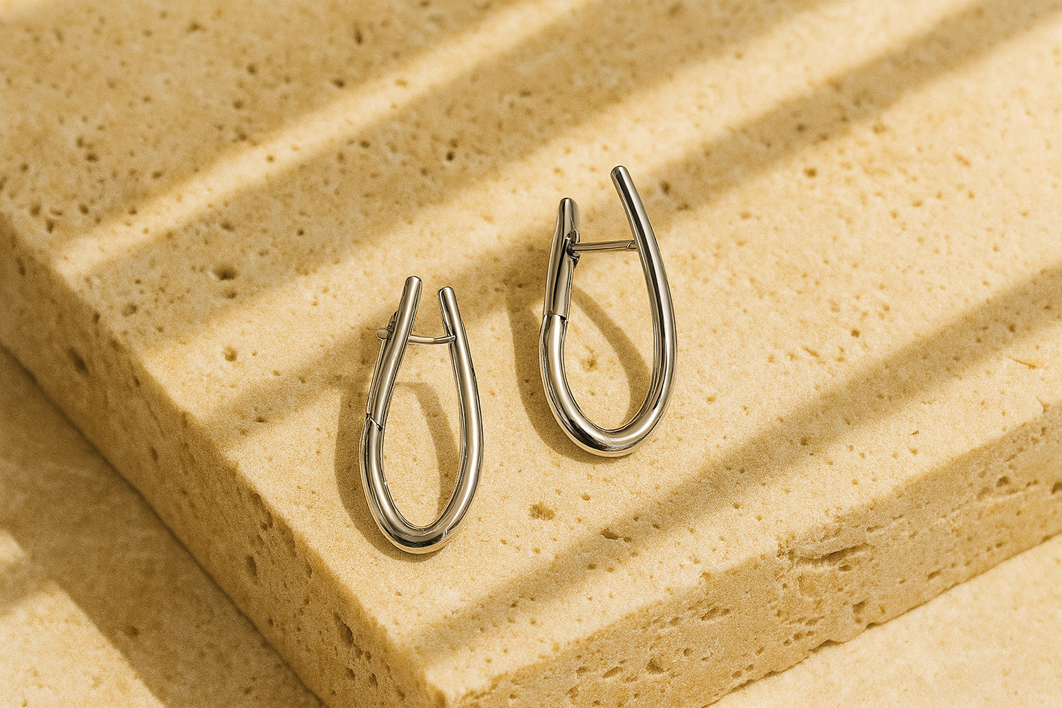 Teardrop Hoops